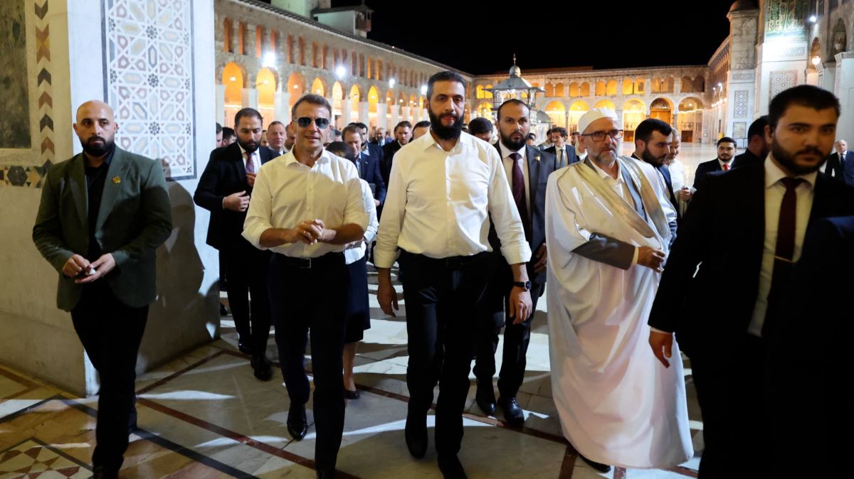 Damas sous tension lors de la visite d'Emmanuel Macron