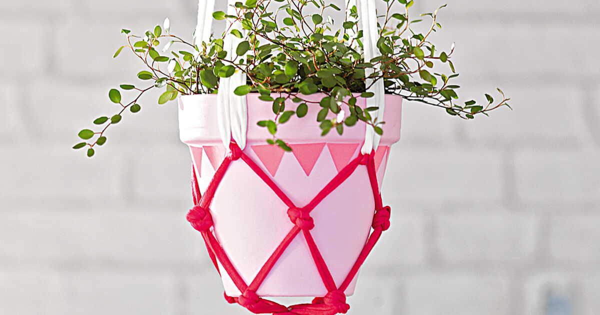 Le macramé : une touche artistique pour vos pots